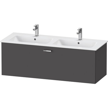Duravit Xbase Vanity Unit Wall-Mounted Graphite Matte XB603404949